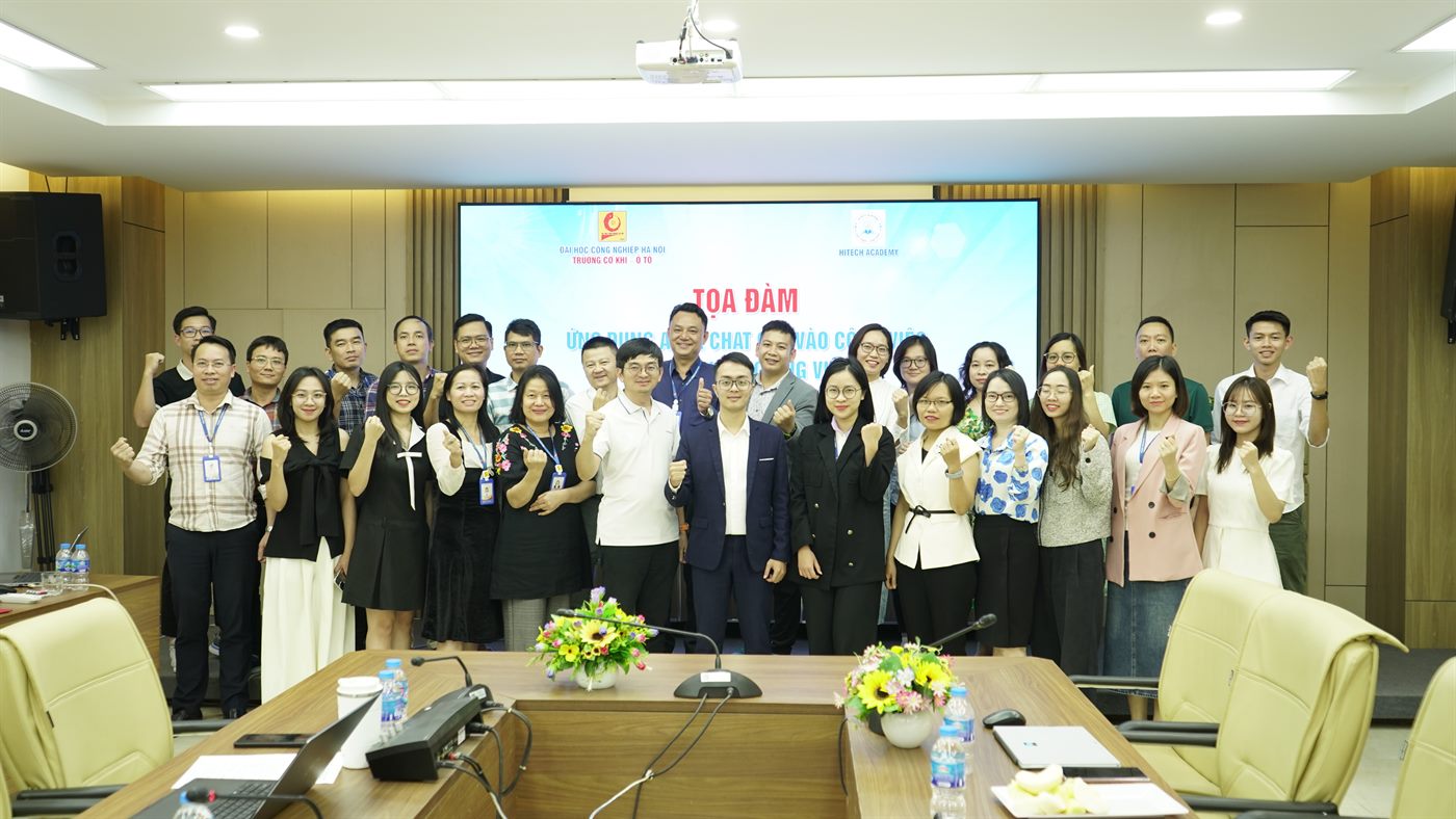 Toàn cảnh buổi tọa đàm ứng dụng AI